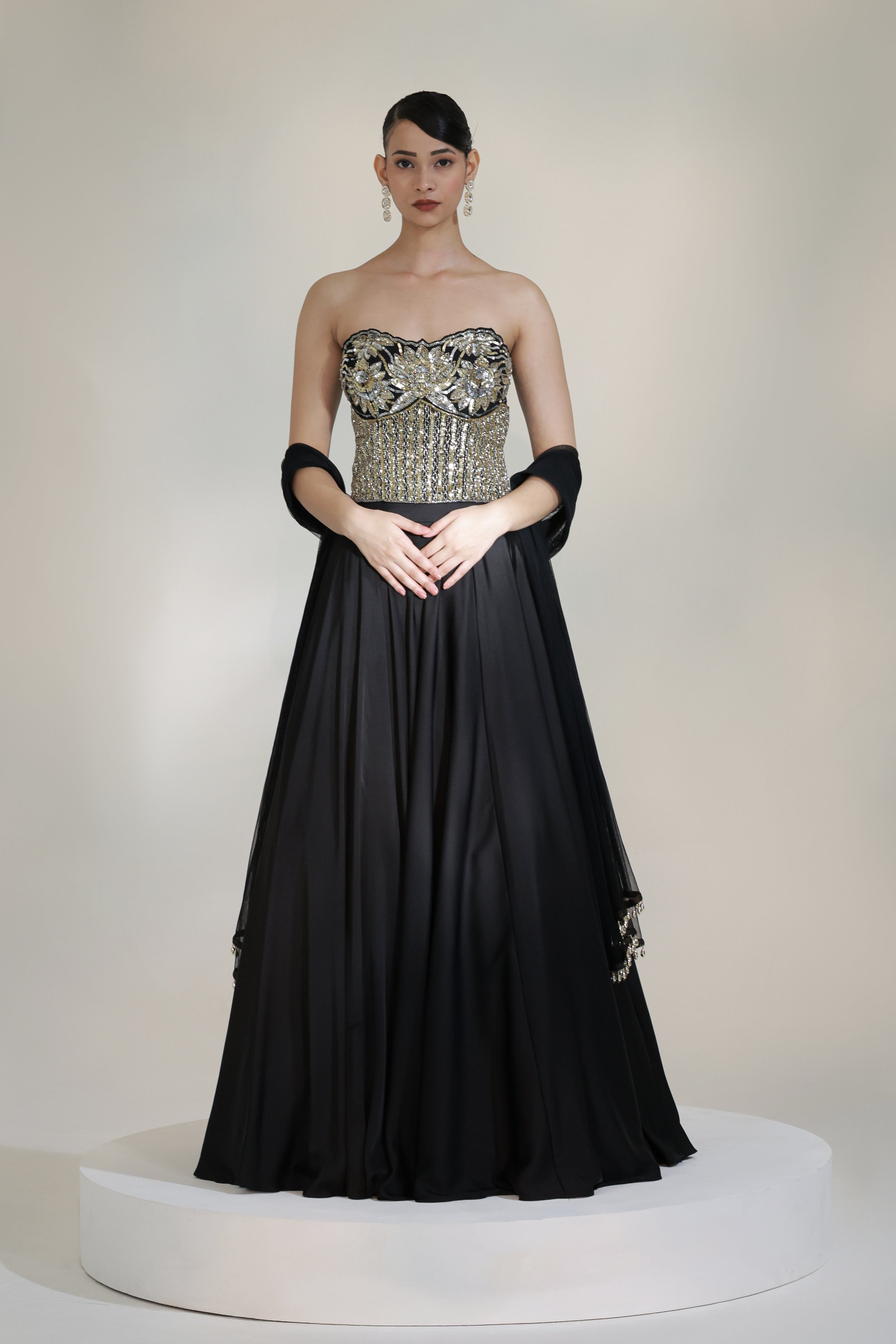 ECLIPSE CORSET LEHENGA SET